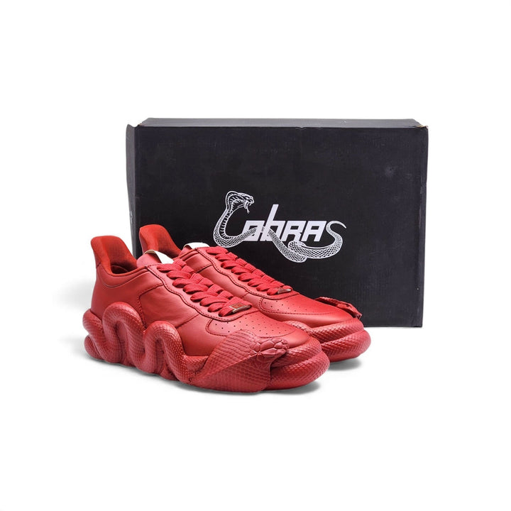 Giuseppe Zanotti x Young Thug Cobras Leather Sneakers Red EU 43 US 10 - NWB $995