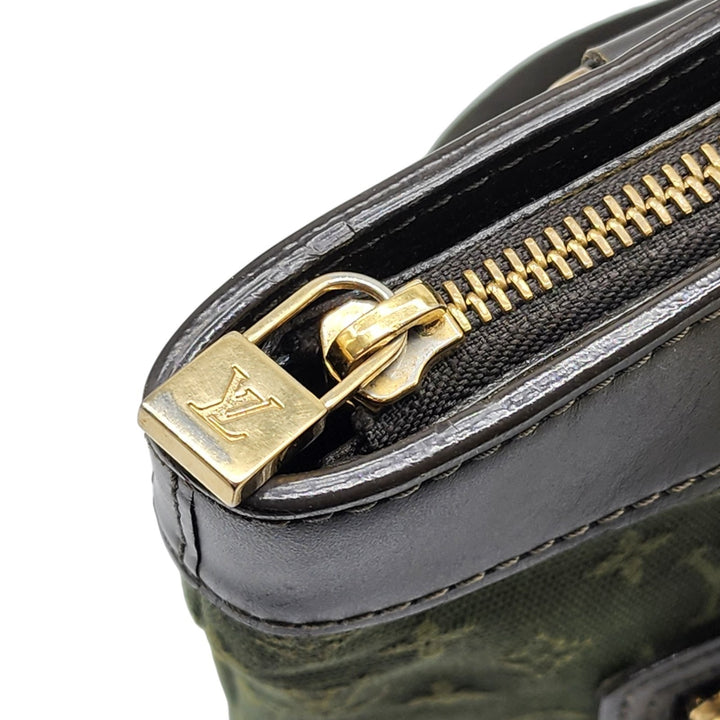 Louis Vuitton Khaki Monogram Mini Lin Lucille PM Bag Green