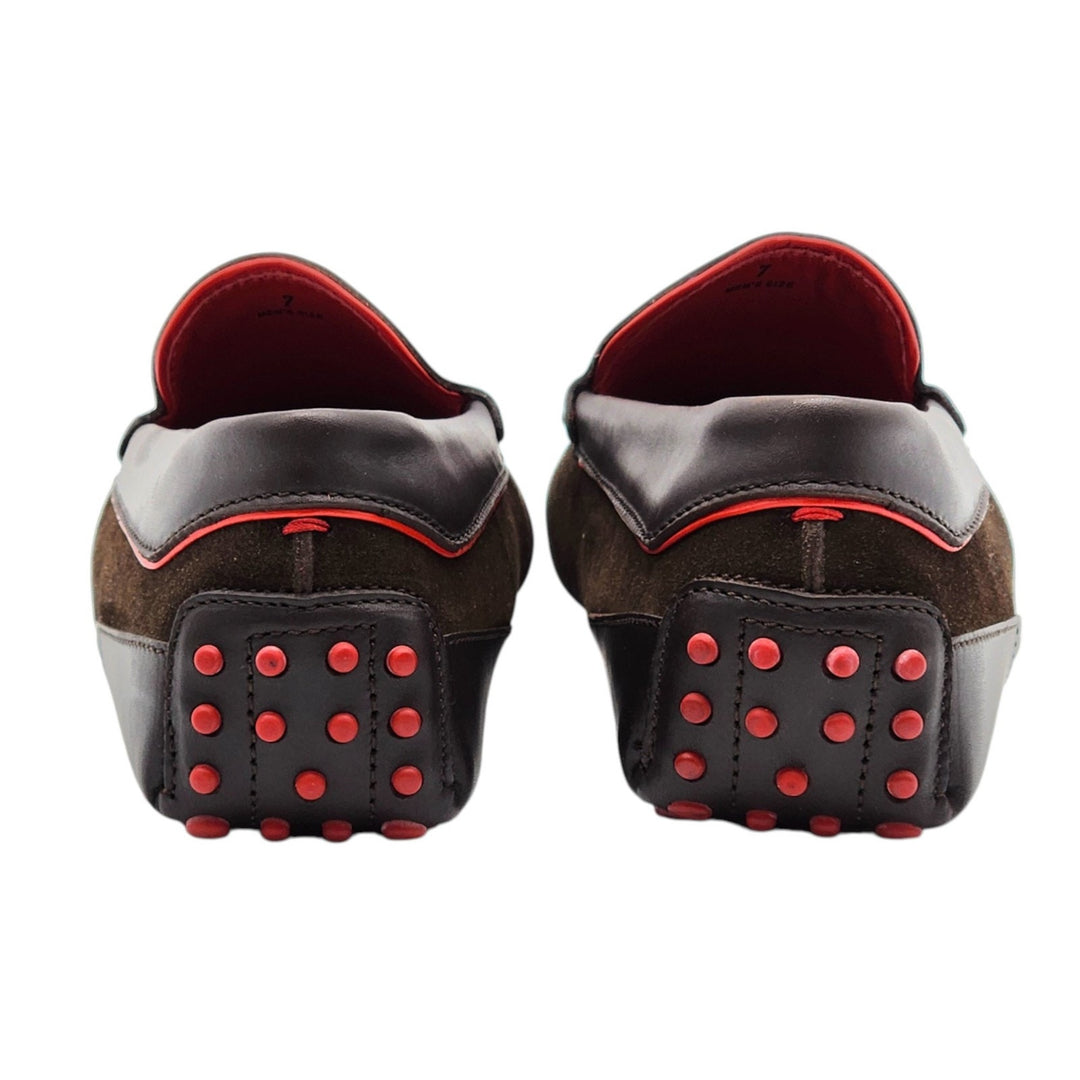 Tod’s for Ferrari Gommino Driving Leather Loafers Black UK 7 US 8.5 - NWB