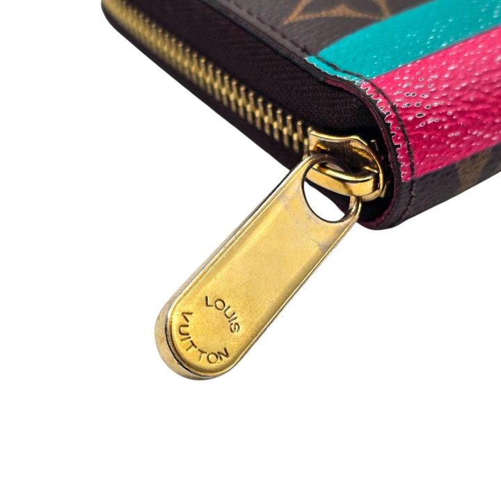Louis Vuitton Monogram 2015 Christmas Animation Zippy Wallet Hibiscus