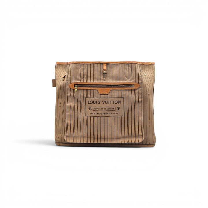 Louis Vuitton Neverfull MM Monogram Canvas Tote Bag Brown - Preowned