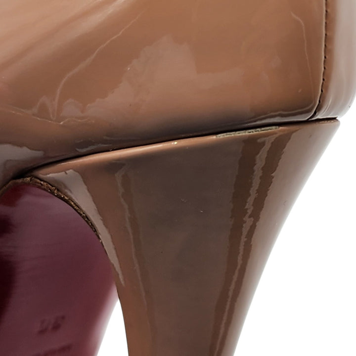 Christian Louboutin Lady Peep Leather Pumps 150 EU 36 US 5.5