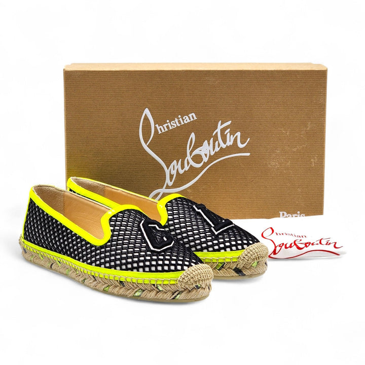 Christian Louboutin Neo Resille Ivy Espapop Espadrilles Flats EU 39 US 8.5 - New