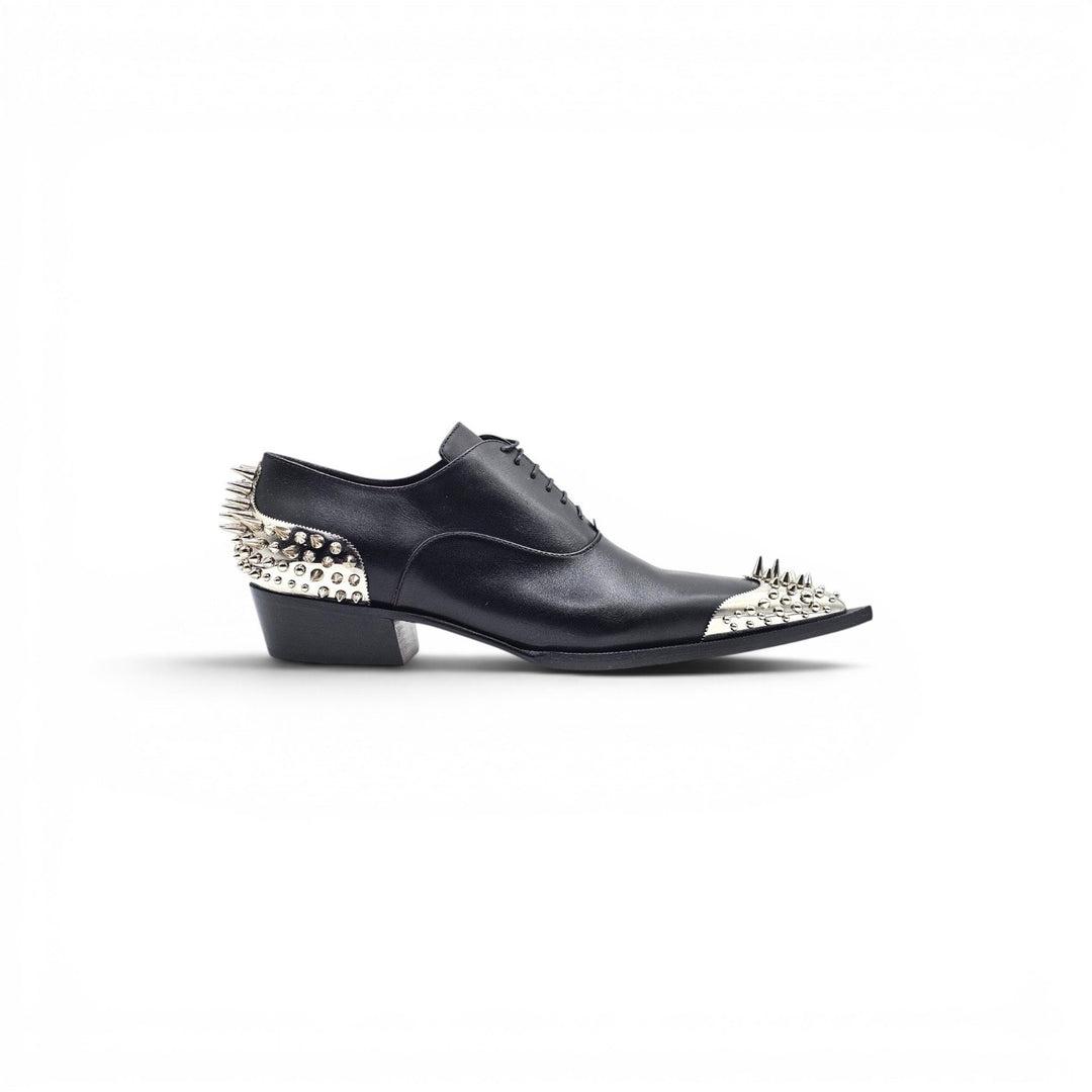 Christian Louboutin Cheliviss Meteor Leather Oxford Shoes EU 41.5 US 8.5
