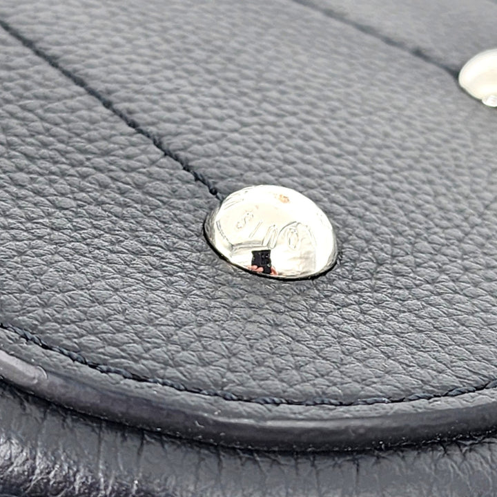 Louis Vuitton Girolata Mahina Leather Black Monogram Bucket Tote Bag - Preowned