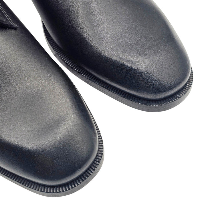 Christian Louboutin Chambeliss Leather Derby Shoes Black EU 40 US 7 - NWOB $1350