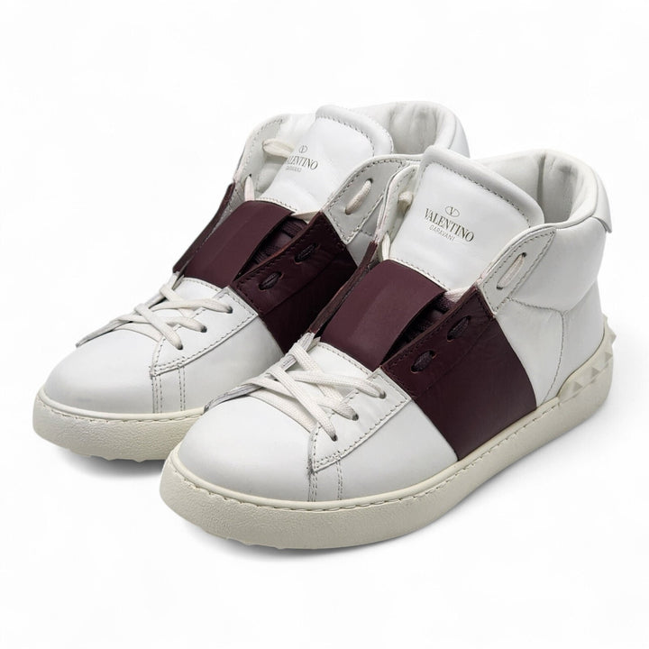 Valentino Garavani Open High Top Sneakers White EU 40 US 9.5W 7M - NWB $770