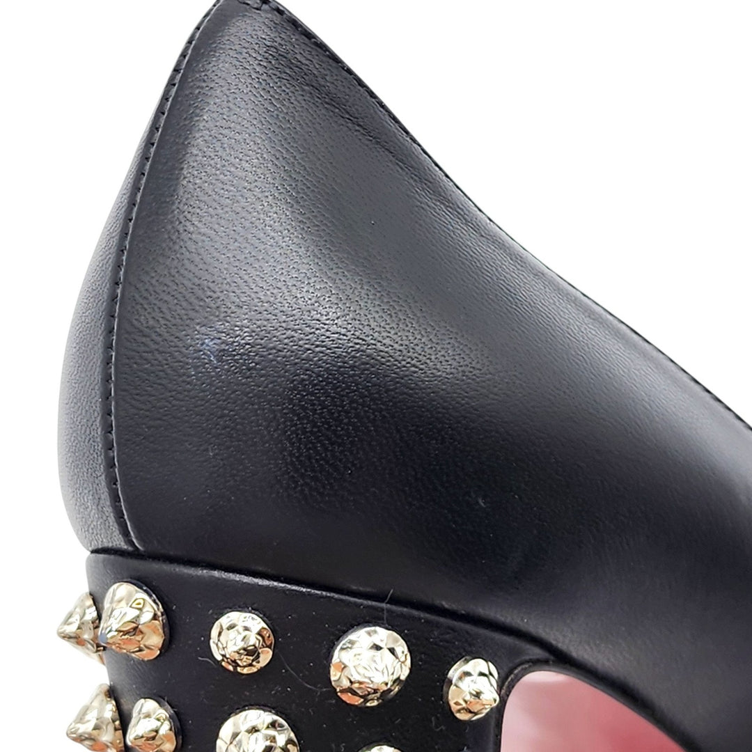 Christian Louboutin Donna Stud Spikes Leather Pumps EU 38 US 7.5
