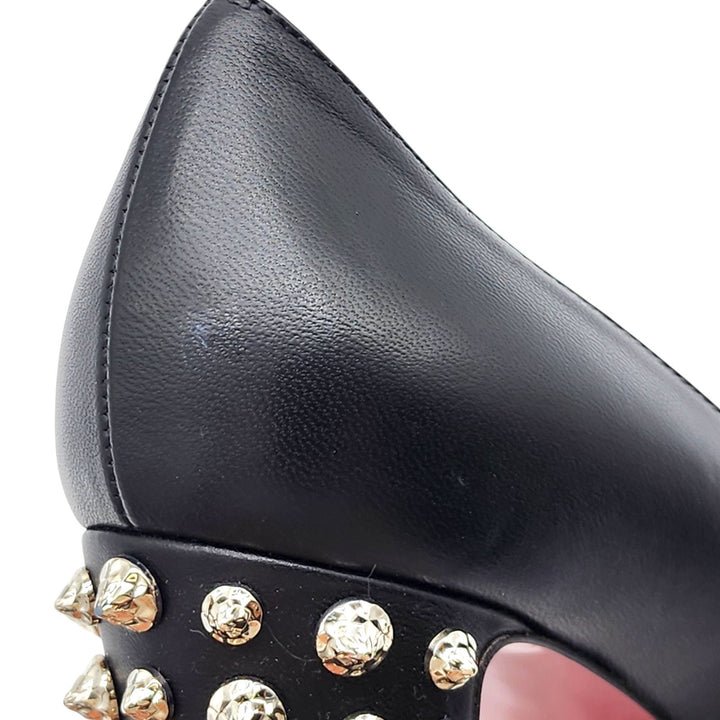 Christian Louboutin Donna Stud Spikes Leather Pumps EU 38 US 7.5