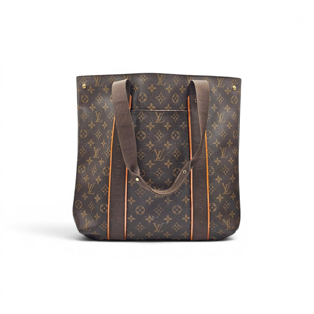 Louis Vuitton Monogram Cabas Beaubourg Unisex Tote Bag Brown