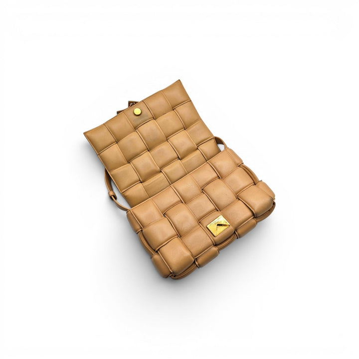 Bottega Veneta Padded Cassette Crossbody Bag Brown