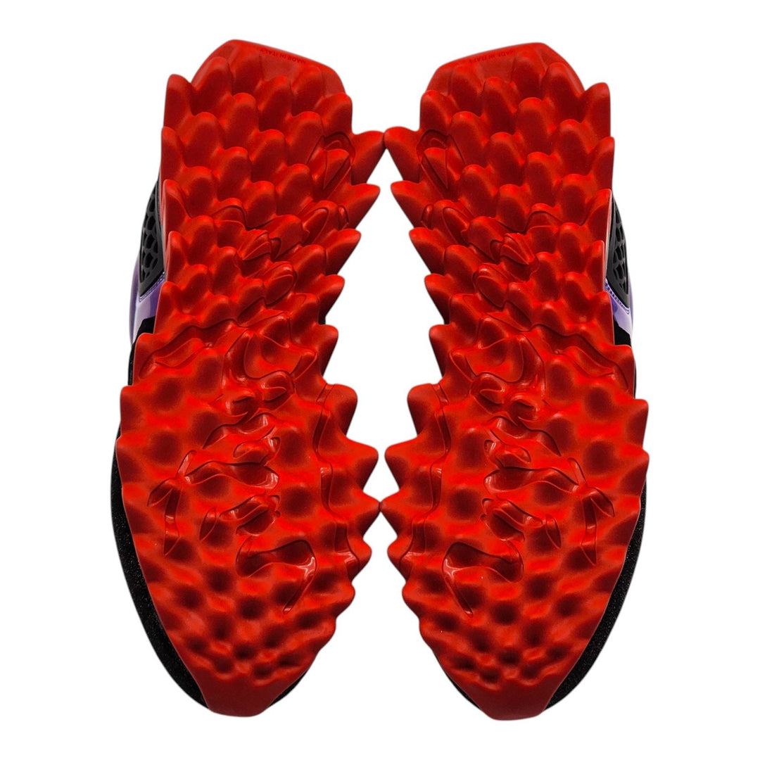 Christian Louboutin Loubishark Black Purple Red Men's Sneakers EU 44 US 11