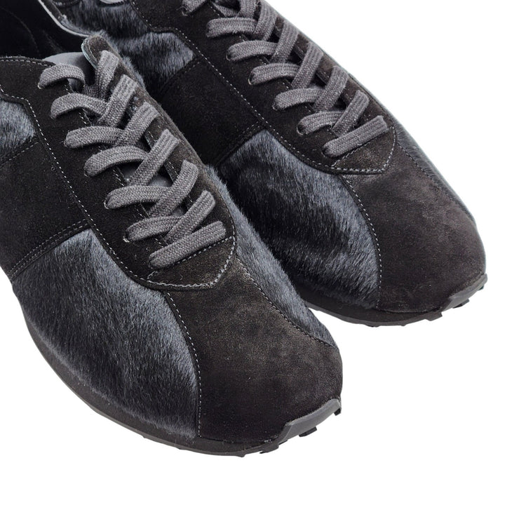 The Row Mica Ponyhair & Suede Women's Sneakers Black EU 40 US 9.5 - New $1300