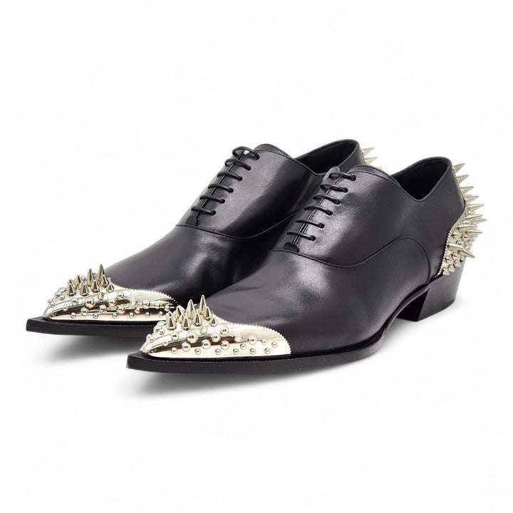 Christian Louboutin Cheliviss Meteor Leather Oxford Shoes EU 41 US 8 - $2695