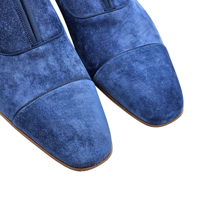 Christian Louboutin Alpha Male Oxford Suede Shoes - Blue EU 45.5 / US 12.5 $995