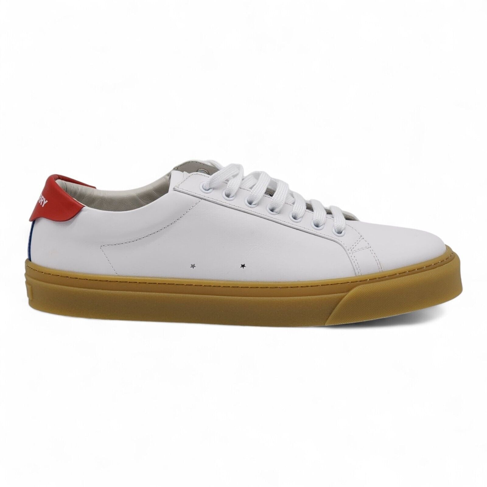 Burberry Men's Rangleton Low Top Sneakers in White EU 44.5