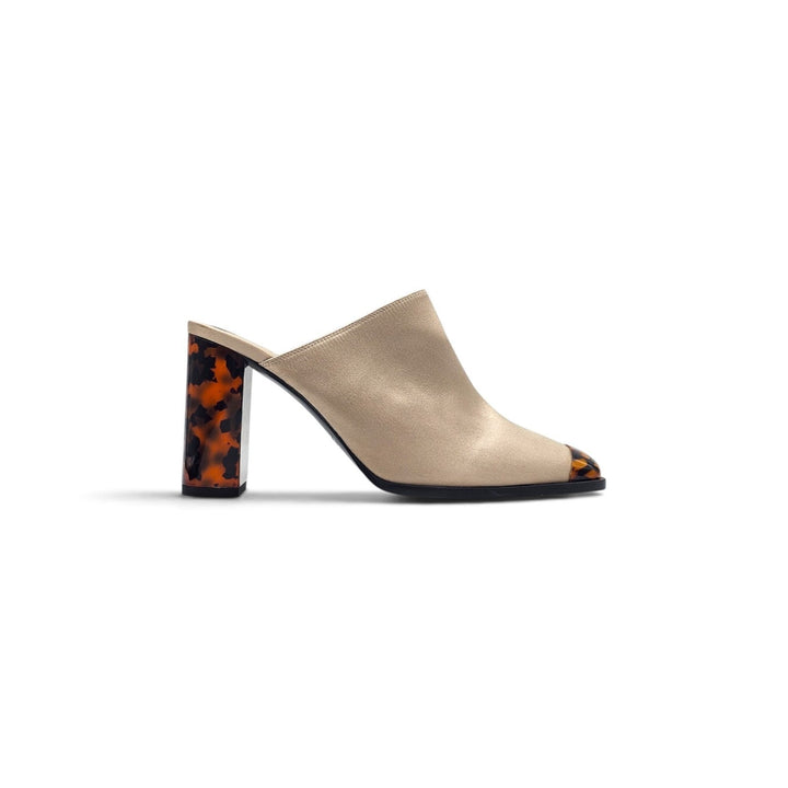 Loro Piana Alba Heeled Mules Vanilla Gleam FAR1163 A0RL EU 36 US 6 - NWOB $1900