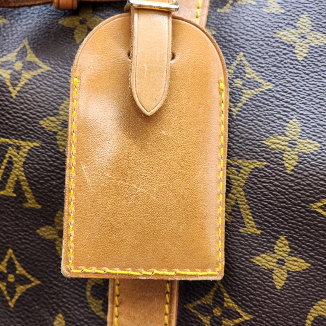 Louis Vuitton Keepall Bandouliere Duffle 45 Brown Canvas