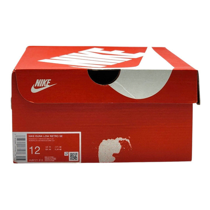Nike Dunk Low Retro SE HJ9121-815 Leather Sneakers Monarch Orewood US 12