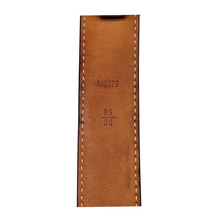 Louis Vuitton LV Cut-Out Buckle M6879 Monogram Leather Belt 95/38