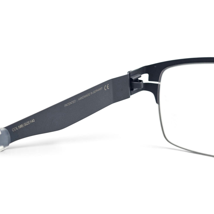 MYKITA Maxwell No1 COL 166 Black Half Rim Eyeglasses 56-20-140 - NWB $850