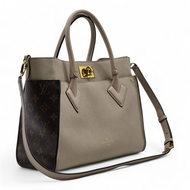 Louis Vuitton On My Side MM Monogram Shoulder Bag - Leather - Cream