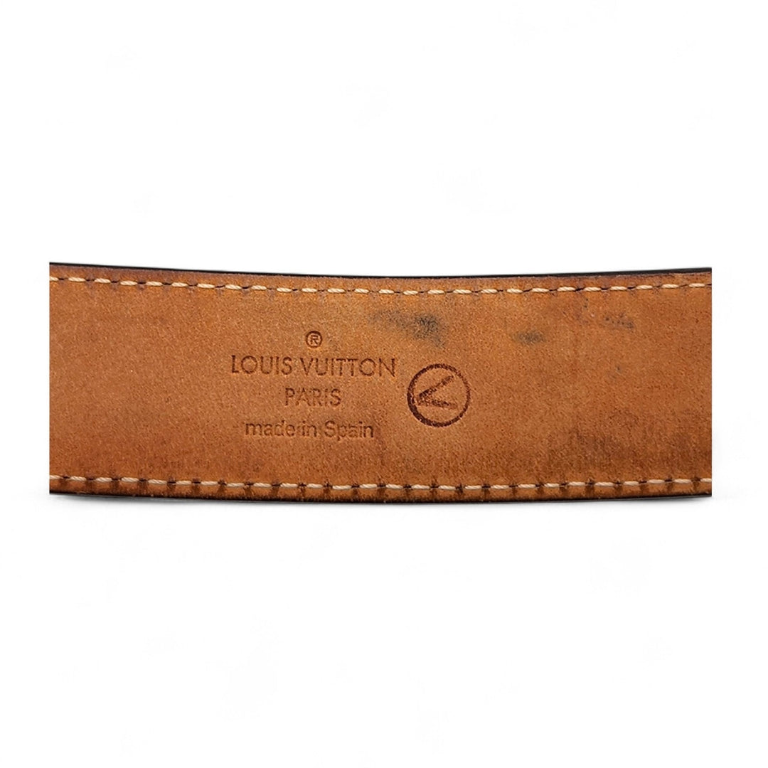 Louis Vuitton LV Cut-Out Buckle M6879 Monogram Leather Belt 95/38