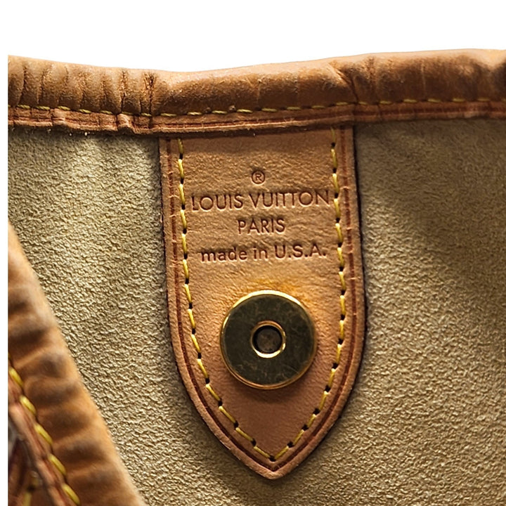 Louis Vuitton Galliera PM Damier Azur Canvas Shoulder Bag Handbag