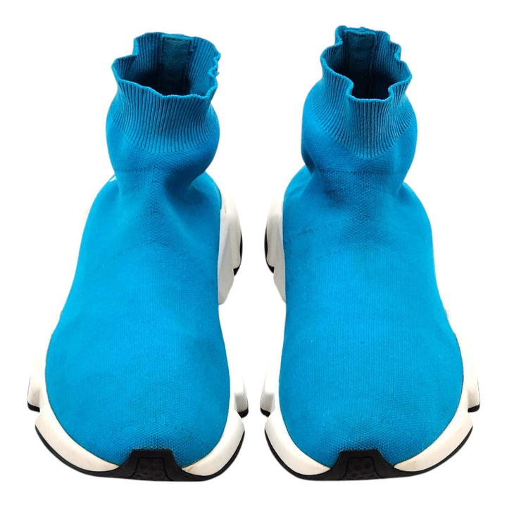 Balenciaga Blue Speed Sock Knit Women's Sneakers 525719 W05G0 4605 EU 40 US 10