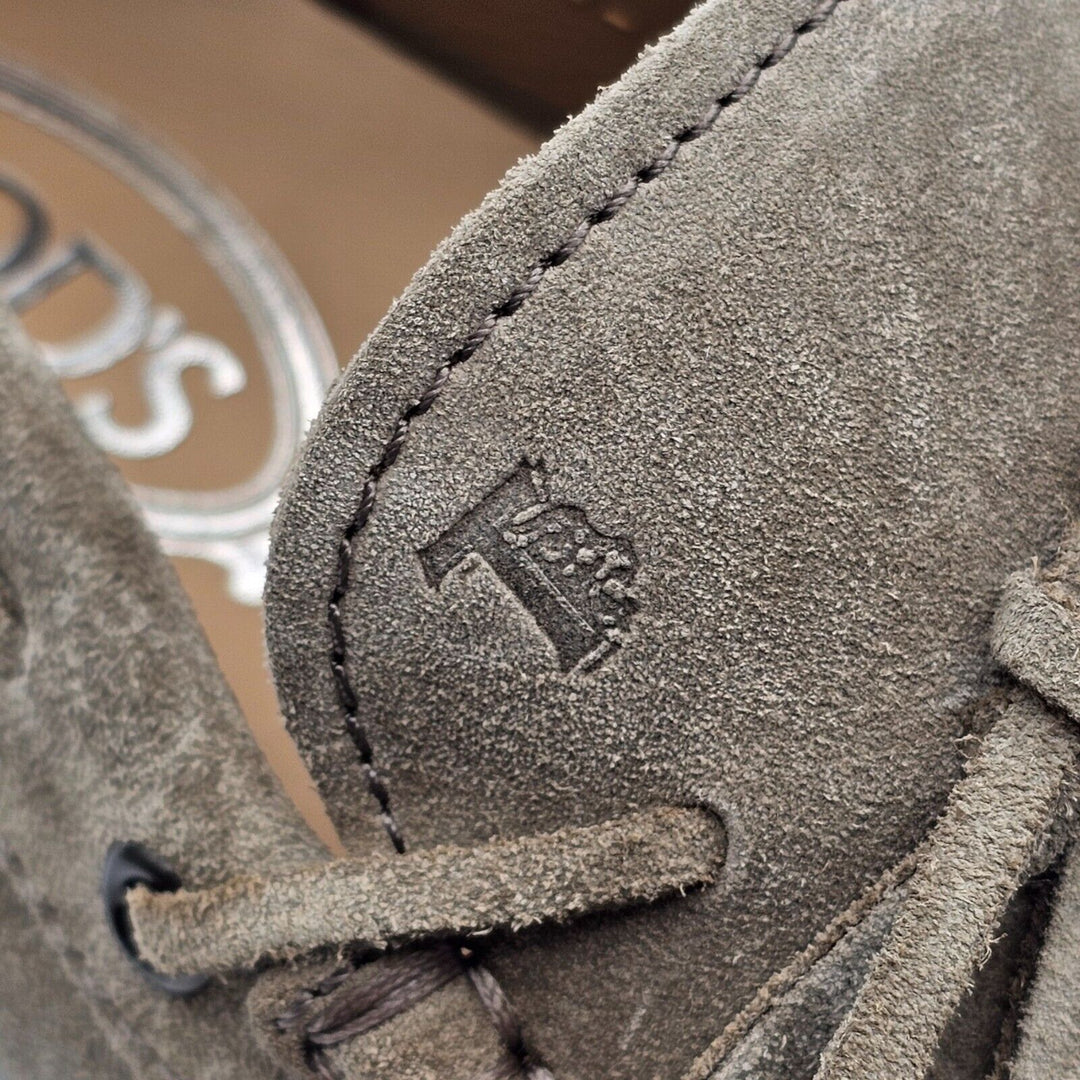 Tod's Driving Shoes City Gommino Suede Loafers Beige US 6.5 UK 5.5