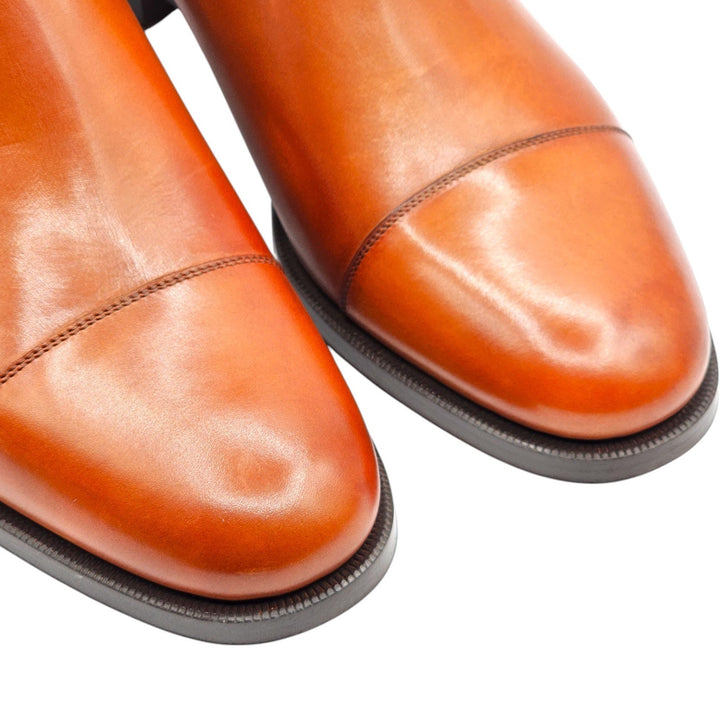 Christian Louboutin Antonio Leather Chelsea Boots Brown EU 41 US 8 - New $1350