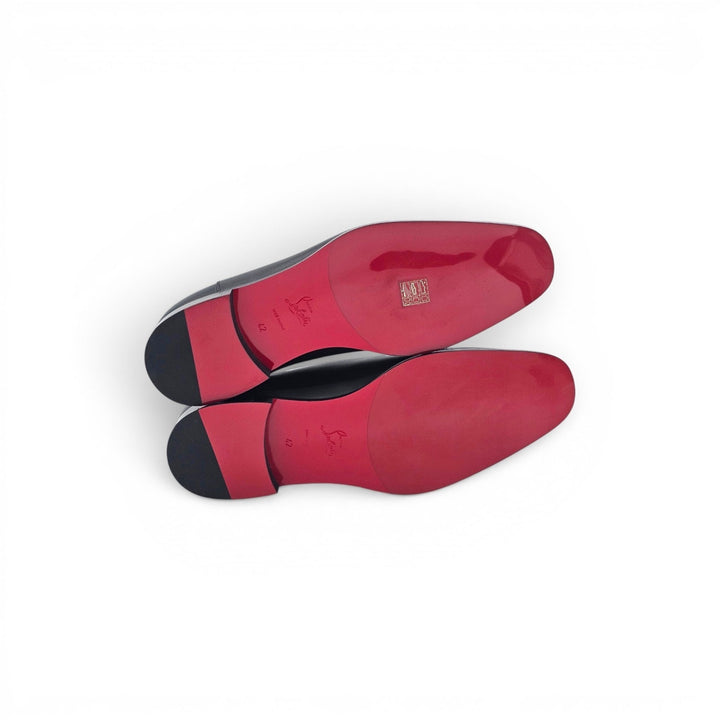 Christian Louboutin Greggo Leather Oxford Shoes Black EU 42 US 9 - $1050