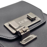 Dior Vertical Pouch Lock Bag Black