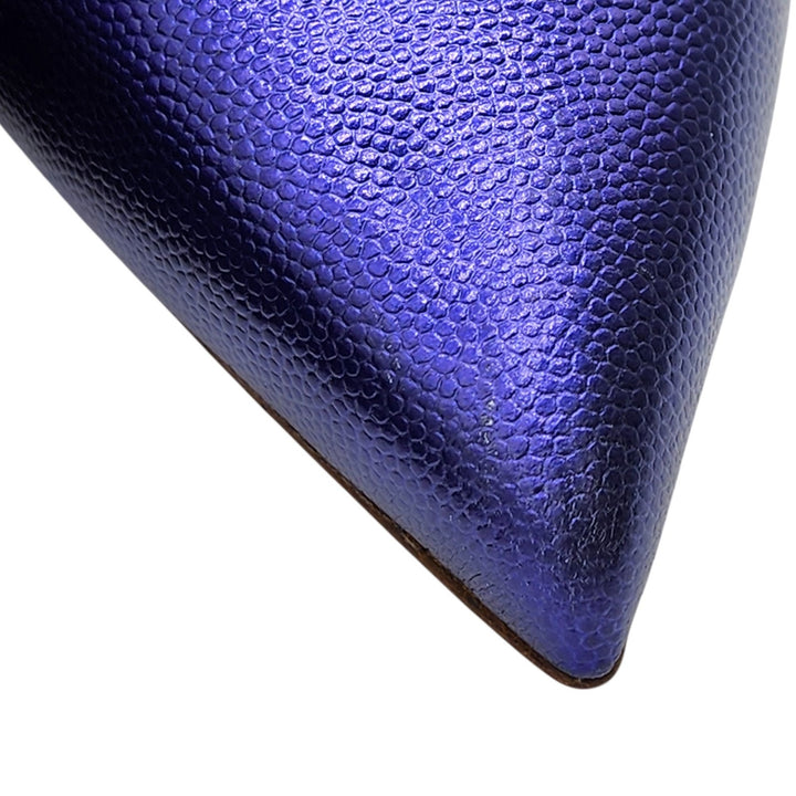 Christian Louboutin Hot Chick Leather Pumps 100 Purple EU 41 US 10.5