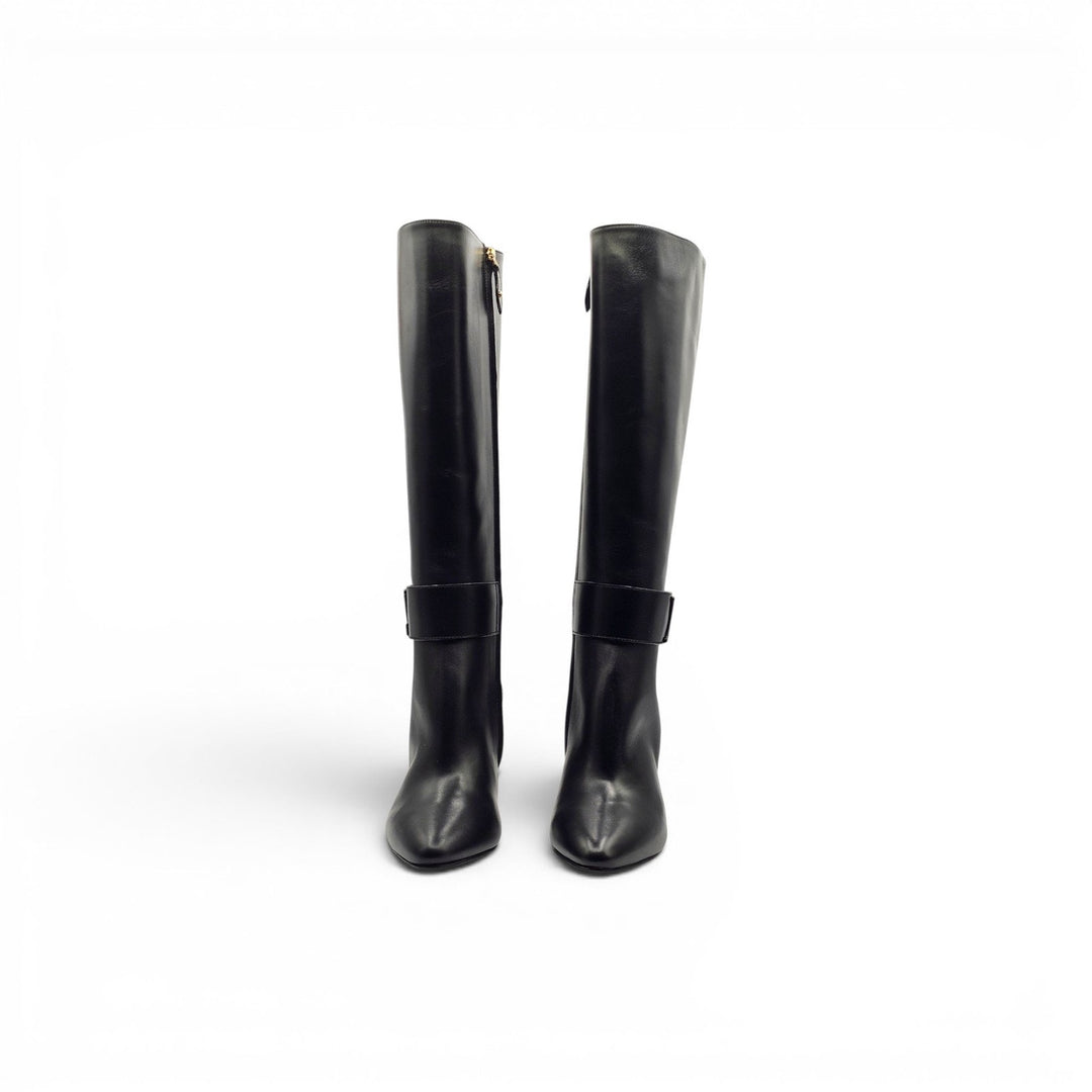 Louis Vuitton Midtown Knee High Boots LV Monogram Leather EU 40 US 10 $2440
