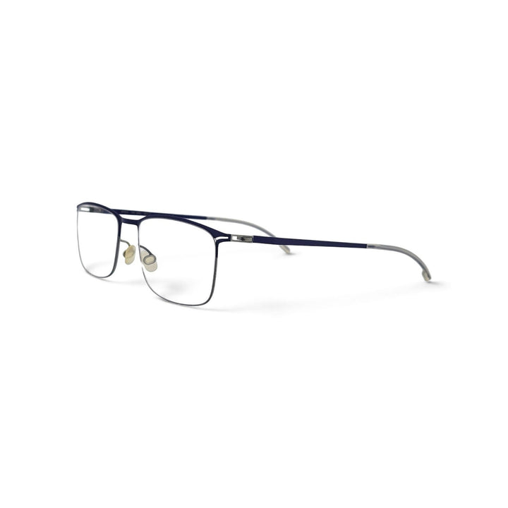 MYKITA LITE ERRKI Eyeglasses Navy Silver 54-17-135 Col 390 - NWB $850