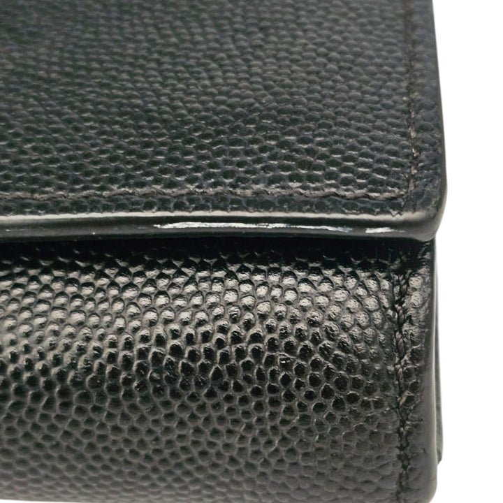 Tom Ford Aube Black Leather Crossbody Clutch Wallet Bag Black - $1800