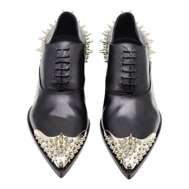Christian Louboutin Cheliviss Meteor Leather Oxford Shoes EU 40.5 US 7.5 - $2695