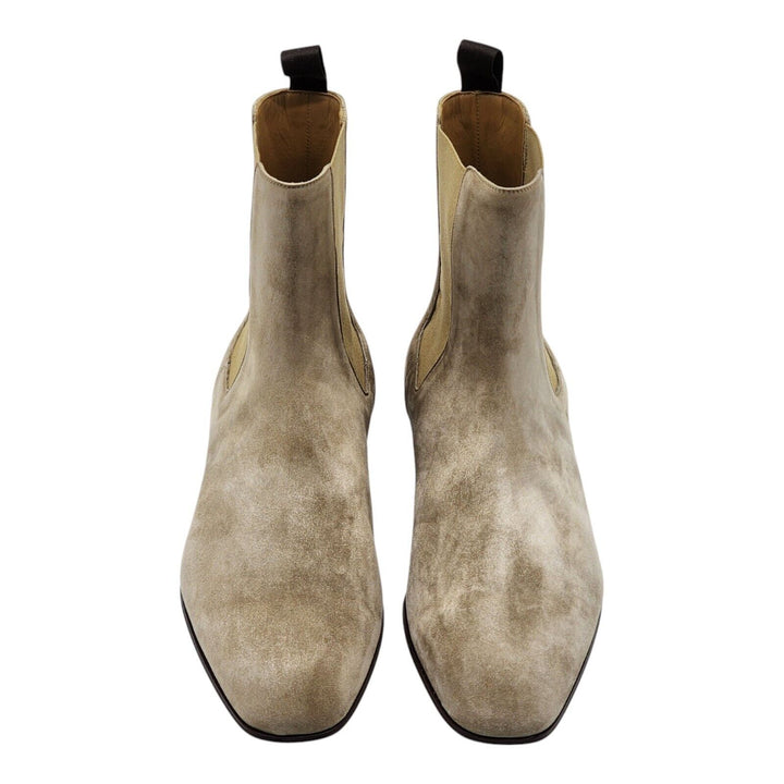 Christian Louboutin Roadie Flat Suede Boots – Beige – EU 43 / US 10 $1195