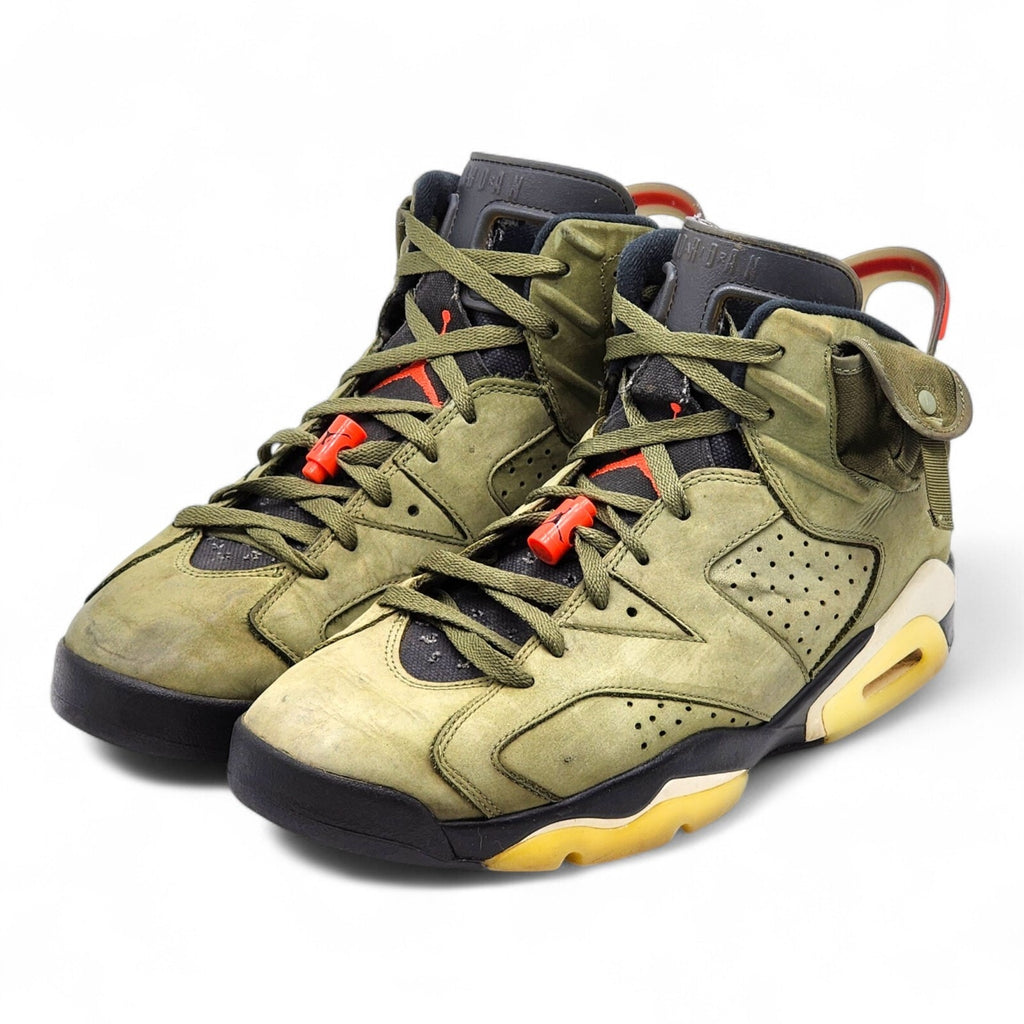 Jordan 6 Retro x Travis Scott Cactus Jack Olive CN1084-200 US 12
