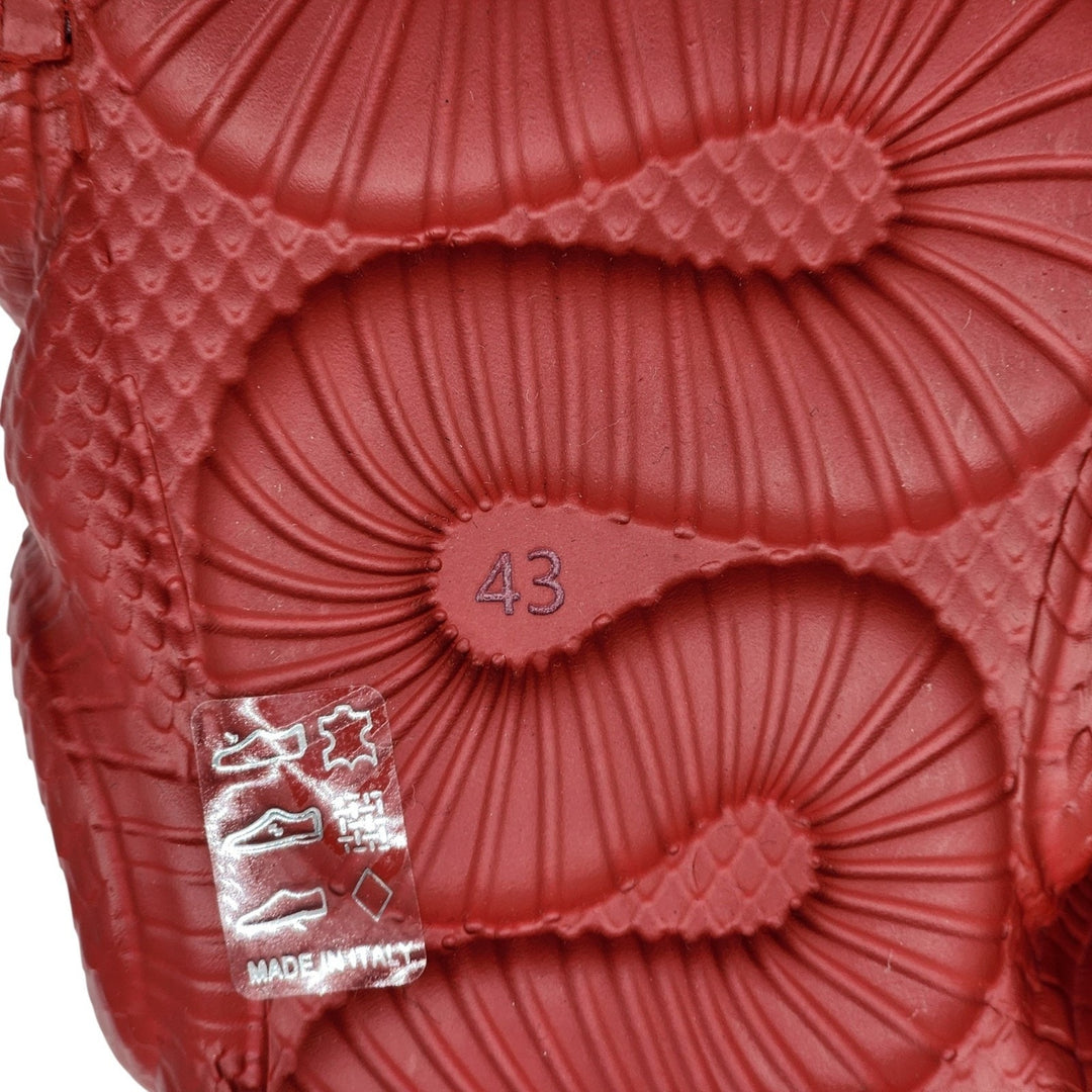 Giuseppe Zanotti x Young Thug Cobras Leather Sneakers Red EU 43 US 10 - NWB $995