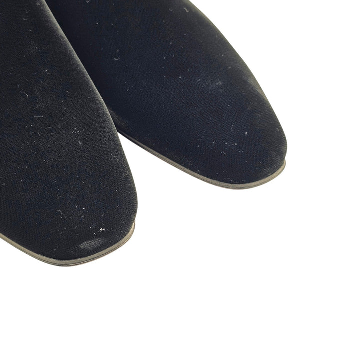 Christian Louboutin Dandelion Velvet Tuxedo Loafers Black EU 44 US 11 - NWOB