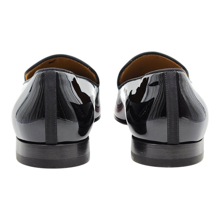 Christian Louboutin Dandelion Tuxedo Leather Loafers Black EU 44 US 11