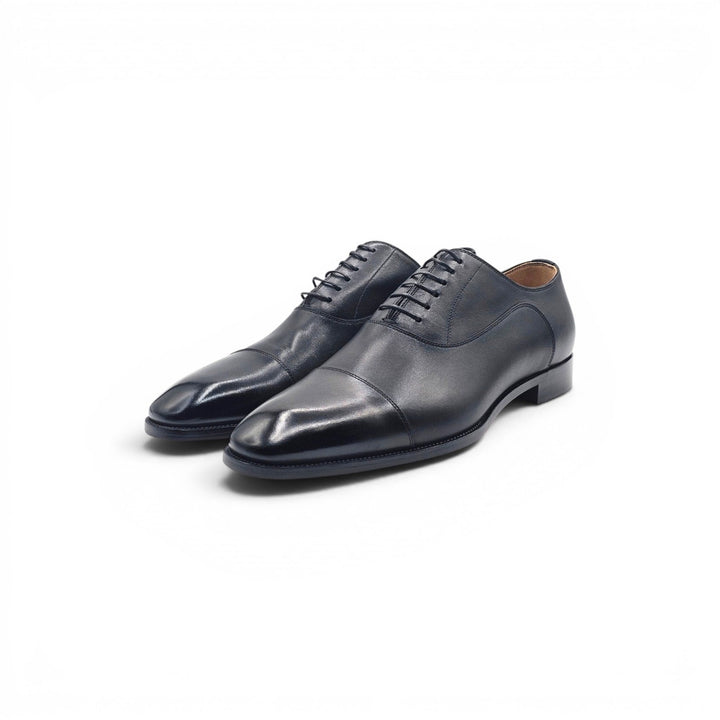 Christian Louboutin Greggo Leather Oxford Shoes Black EU 42 US 9 - $1050