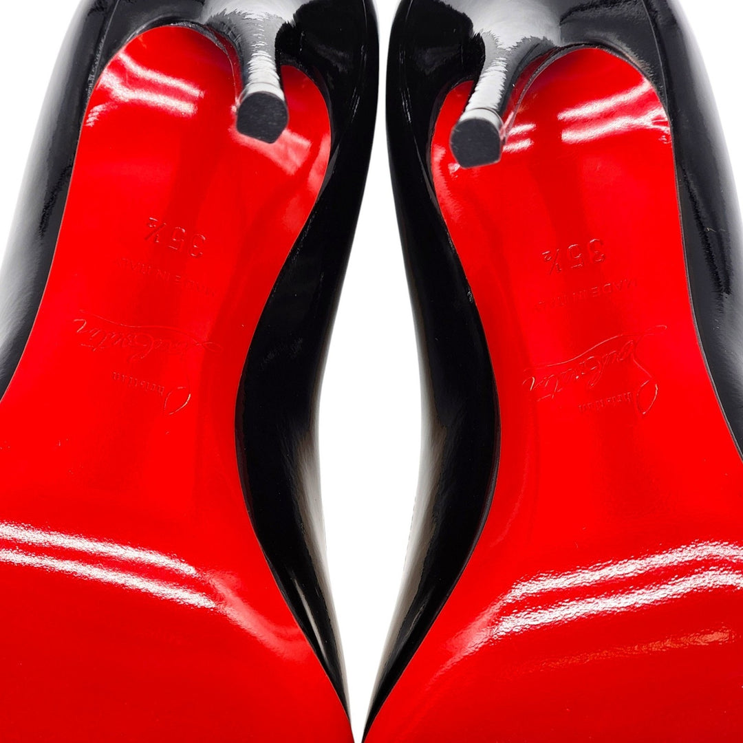 Christian Louboutin Pigalle Patent Leather Black Pumps EU 35.5 US 5 - NWB