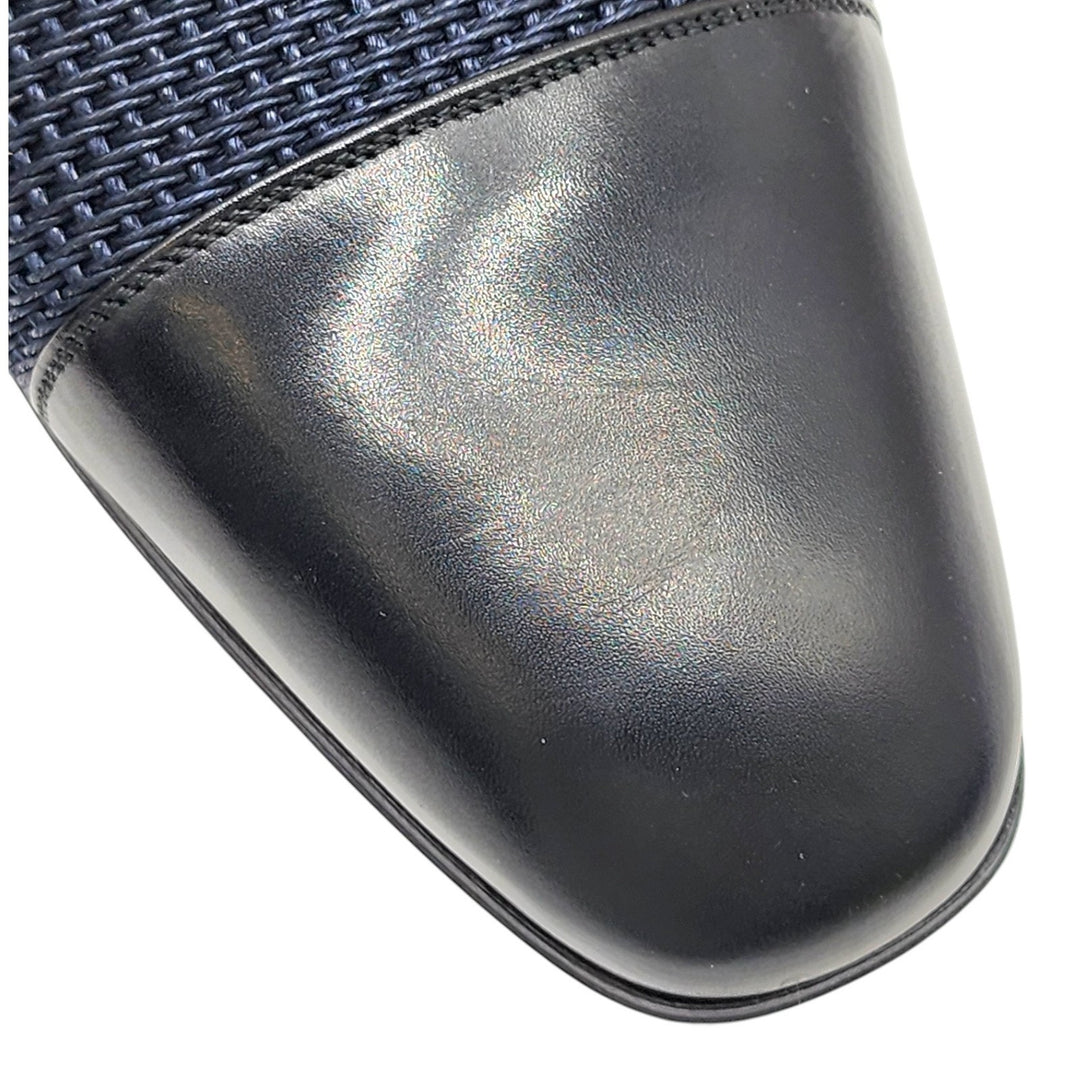 Christian Louboutin Greggo Oxford Leather Shoes Blue EU 41.5 US 8.5 - New $995