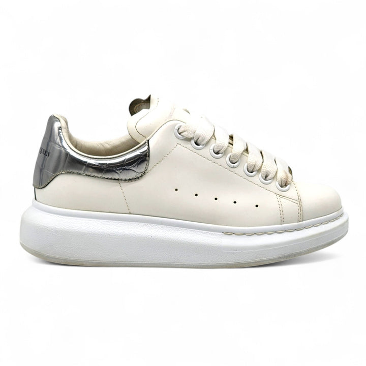 Alexander McQueen Oversized Leather Sneakers White EU 37 US 6.5