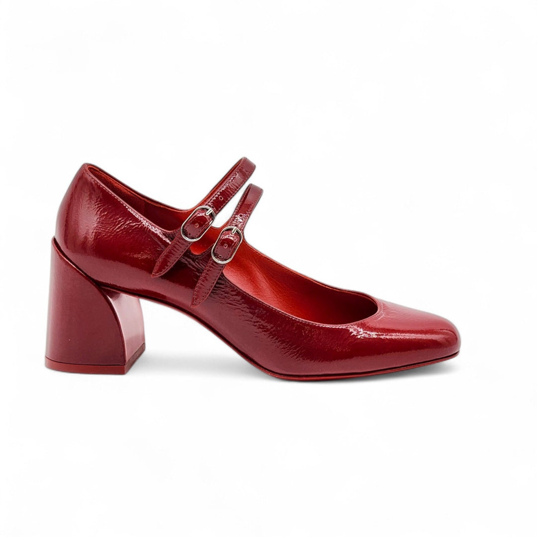 Christian Louboutin Miss Jane Leather Pumps 55mm Red EU 37 US 6.5
