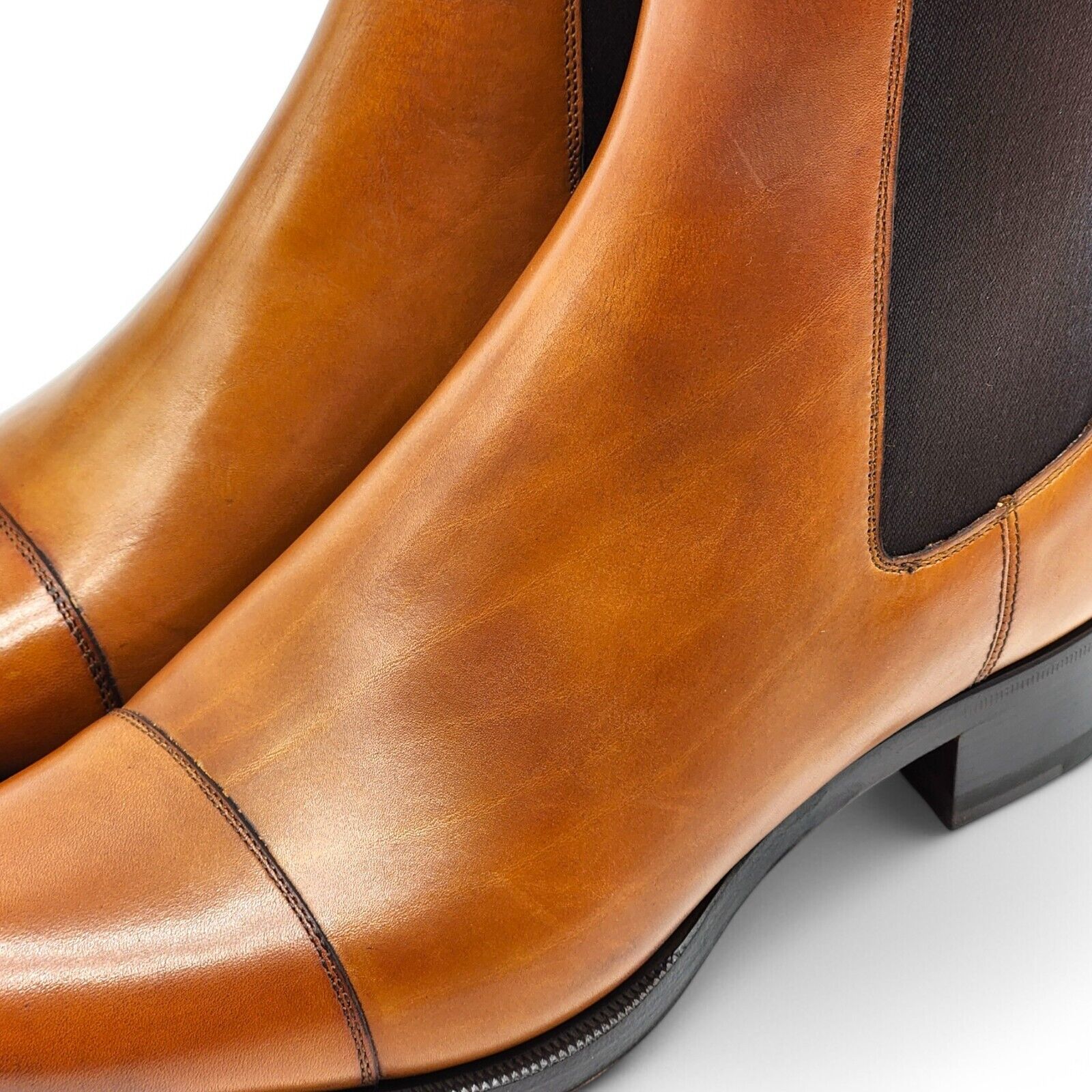 Christian Louboutin Antonio Chelsea Leather Boots - Brown - EU 39
