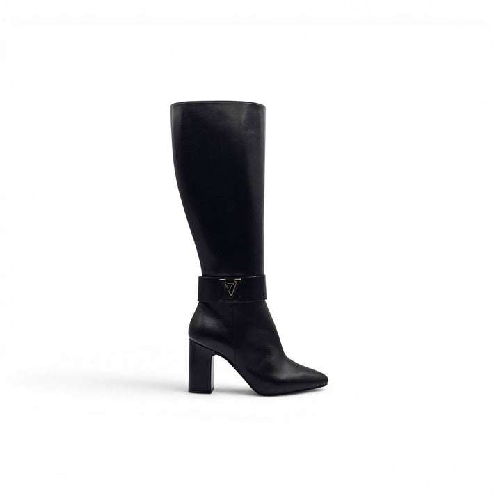Louis Vuitton Midtown Knee High Boots LV Monogram Leather EU 40 US 10 $2440
